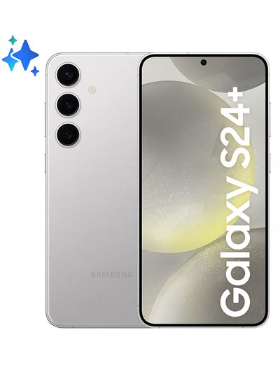 اشتري Galaxy S24 Plus 5G Dual SIM Marble Gray 12GB RAM 256GB - Middle East Version في الامارات