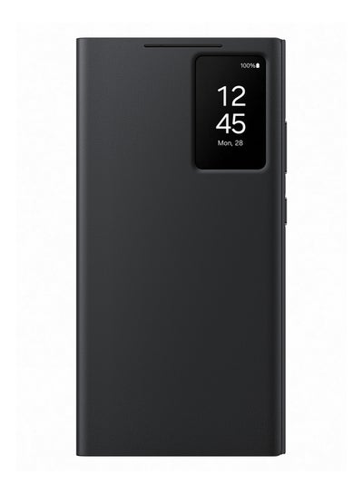 Buy Galaxy S24 Ultra Smart View Wallet Case Black in UAE