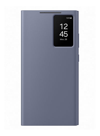 Buy Galaxy S24 Ultra Smart View Wallet Case Dark Violet in Saudi Arabia
