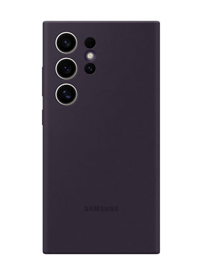 Buy Galaxy S24 Ultra Silicone Case Dark Violet in UAE