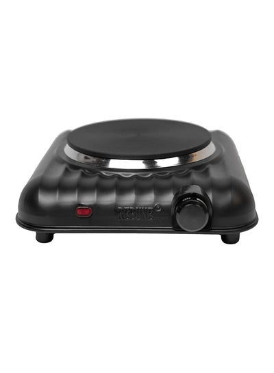 Buy Single Electric Stove, 5 Temperature Levels, With Safety System 1000 W RE-4-060 Black in Saudi Arabia