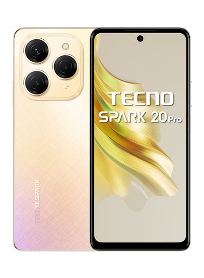 Buy Spark 20 Pro Dual SIM Sunset Blush 12+9GB RAM 256GB 4G - Middle East Version in Saudi Arabia