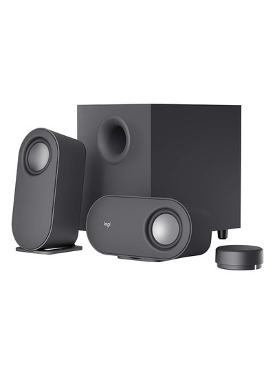 اشتري Z407 Bluetooth Computer Speakers With Subwoofer And Wireless Control, Immersive Sound, Premium Audio With Multiple Inputs, Usb Speakers Graphite في السعودية