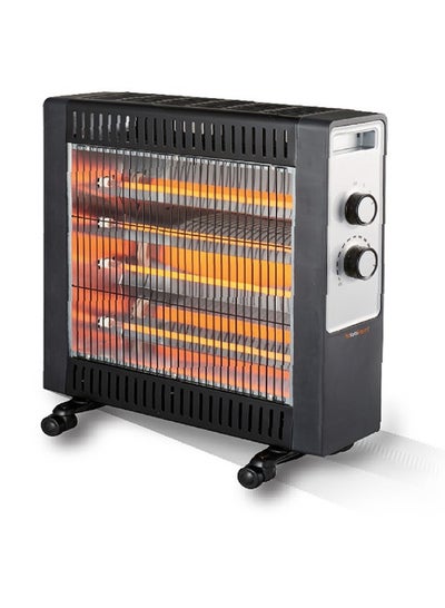 Buy Quartz Heater 4 Pipes 2200 W 807102004 Black/Silver in Saudi Arabia