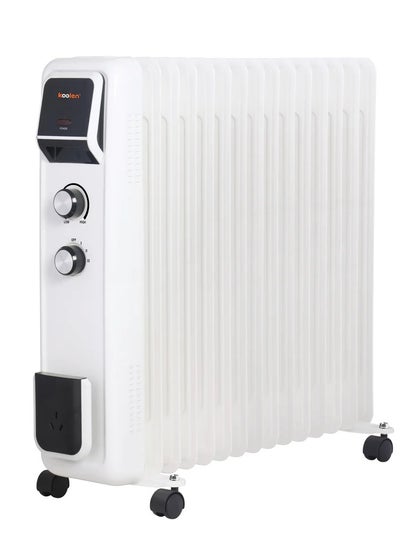 Buy Oil Heater 15 Fins 2500 W 807102048 White 1 in Saudi Arabia