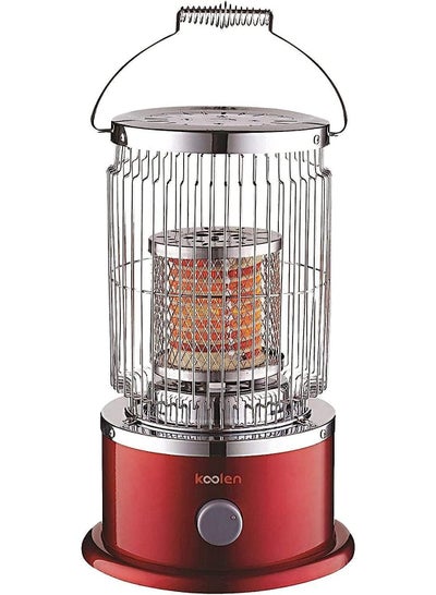 Buy Heater Round Metallic 1800 W 807102013 Red in Saudi Arabia