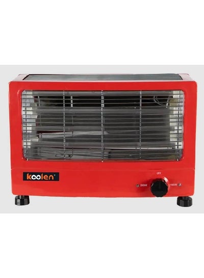 Buy Electric Heater With 3 Heating Levels 2000 W 807102041 Red in Saudi Arabia