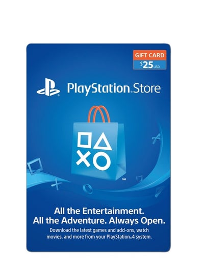 اشتري PlayStation Store Gift Card $25 USD في السعودية