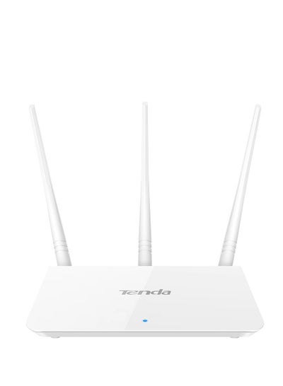 اشتري TENDA F3 Wireless N300 Home Access Point, 300 Mbps, IP QoS, WPS Button White في الامارات