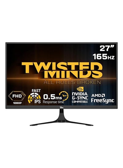 Buy 27-Inch Flat Gaming Monitor, FHD 1920 x 1080, 0.5ms Response Time, HDR, 165Hz Refresh Rate, Fast IPS, Free Sync & GSync Supported, Experience Smooth, Blur-Free Gaming, HDMI 2.1 Black in UAE