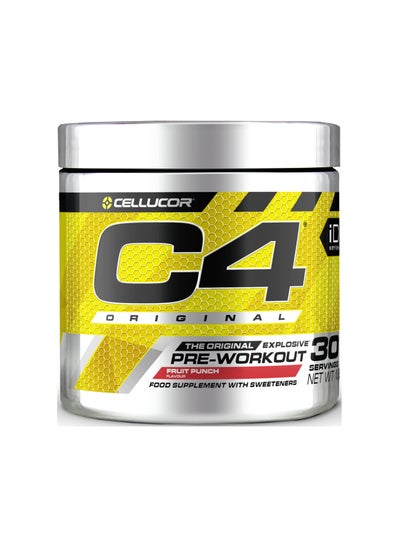 Buy C4 Original Explosive Pre-Workout, Fruit Punch Flavor, 30 Servings in UAE