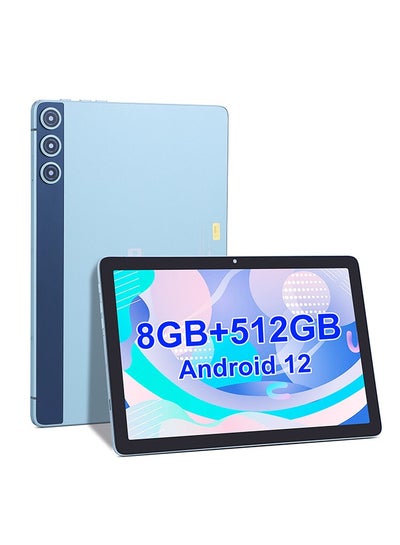 Buy 10.1 Inch Android Tablet PC 12 Dual Camera 8GB RAM 512GB Bluetooth Fntastic Green in Saudi Arabia