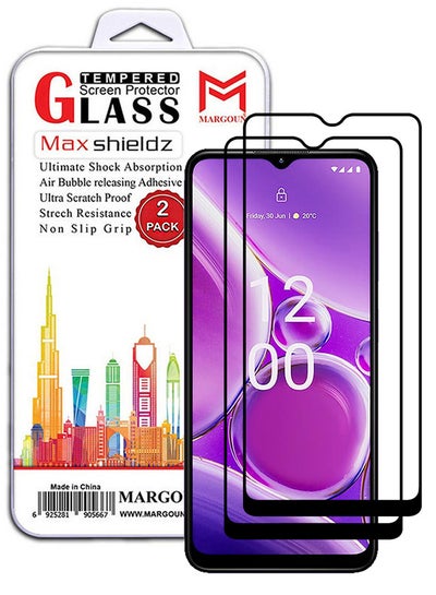 اشتري 2 Pack For Nokia G42 Screen Protector 9H Hardness Scratch Resistance Screen Protector Touch Sensitive Case Friendly Tempered Glass Film Clear في الامارات