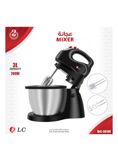 اشتري Electric Mixer 3L 200 W 36190 Black في السعودية