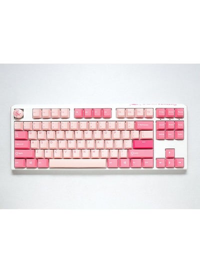 Buy Ducky One 3 Gossamer Pink TKL 80% Cherry Red Switch in UAE