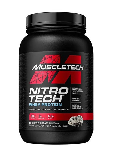 Buy Nitro-Tech Whey Protein - Cookies And Cream - (2.2 lb) in Saudi Arabia