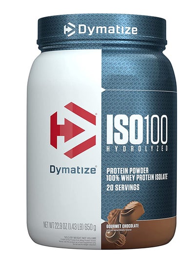 Buy ISO100 Hydrolyzed Whey Protein Isolate - Gourmet Chocolate - (1.4 lb) in Saudi Arabia