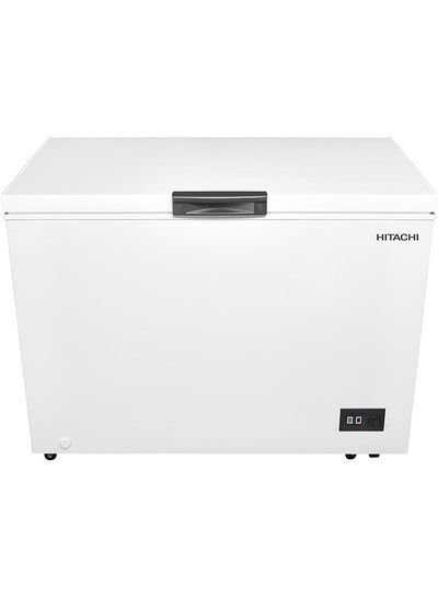Buy Chest Freezer Single Door With Storage Basket, High Energy Efficiency Cooling System, Adjustable Temperature, Ideal For Home And Restaurants 316 L 240 W HRCS11316MNWAE White in UAE