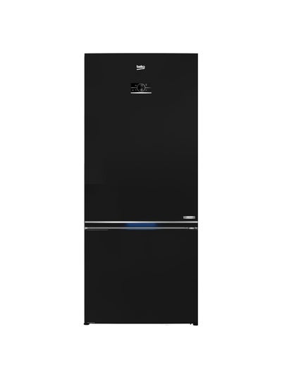 Buy No-Frost Refrigerator With Bottom freezer, 509 Liter / 18 ft³, ProSmart Inverter Compressor, Digital Control RCNE590E35ZB Black in Egypt