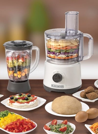 اشتري Multifunction 5-in-1 Food Processor, 1.5 L 800 W FX822-B5 White في السعودية