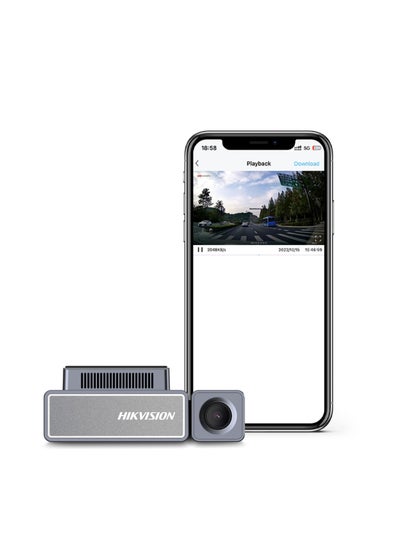 اشتري Hikvision C8 Dashcam, 4K, Dual Channel, Wifi, APP, ADAS, Voice Control, Cigarette Adaptor power, loop recording, Build-in super capacitor في السعودية