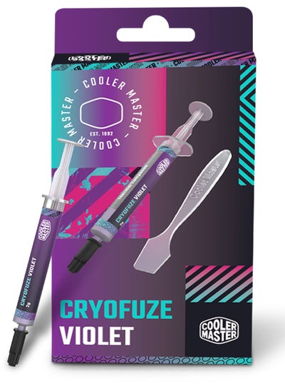 Buy CryoFuze Violet High Performance Thermal Paste, Nanoparticles, CPU/GPU Conductivity W/m.k= 12.6m, Non Corrosive, Temp -50°C up to 240°C for CPU and GPU Coolers in Egypt