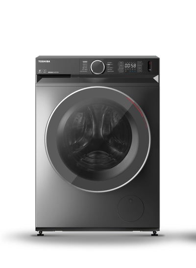 اشتري 1400 RPM, 16 Programs, Front Load Washing Machine, Remote ,Wi-Fi, Temp And Spin Speed Selection 9 kg TW-BK100GF4B(SK) Silver في الامارات