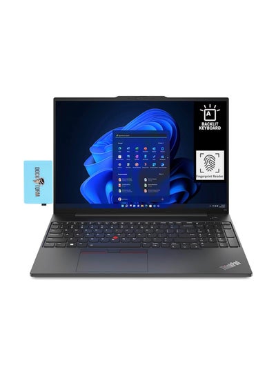 اشتري ThinkPad E16 Business Laptop 16.0" IPS FHD+ Display (Intel 13th Gen i5-1335U, 16GB RAM, 512GB SSD, Fingerprint Reader, Thunderbolt 4, FHD Webcam, WiFi 6, Win 11 Pro English Black في الامارات