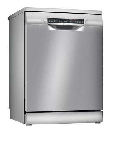 اشتري Dishwasher Bosch 13 place 60 cm Series 4 Home Connect Digital Stainless Steel 9.5 L SMS4EMI60V silver في مصر