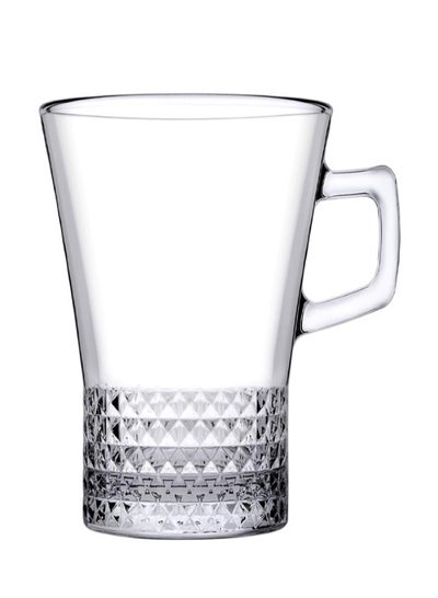 Buy Pasabahce 1 piece Mug, plain Kovars model, capacity 250 cc clear in Egypt