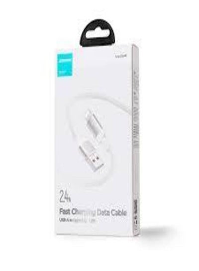 Buy JOYROOM S-UL012A10 Fast Charging Data Cable - 2.4A White in Egypt