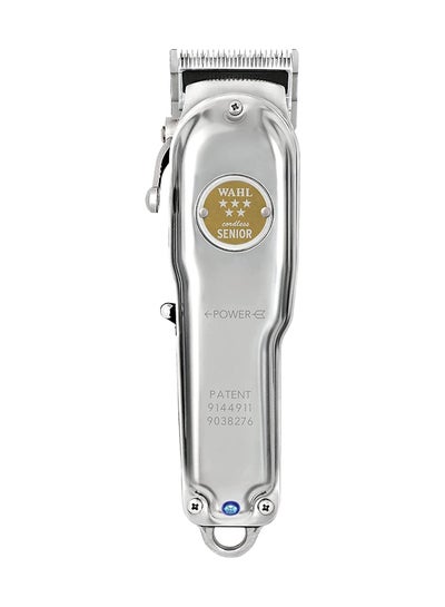 Buy Senior Professional Cordless Clipper Metal Edition Silver in UAE