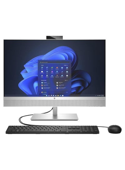 Buy EliteOne 870 G9 All-In-One Desktop With 27-Inch Display, Core- i7-12700 Processor/32GB RAM/1TB SSD/Windows 11 Pro/Intel UHD 770 Graphics English/Arabic Silver in UAE