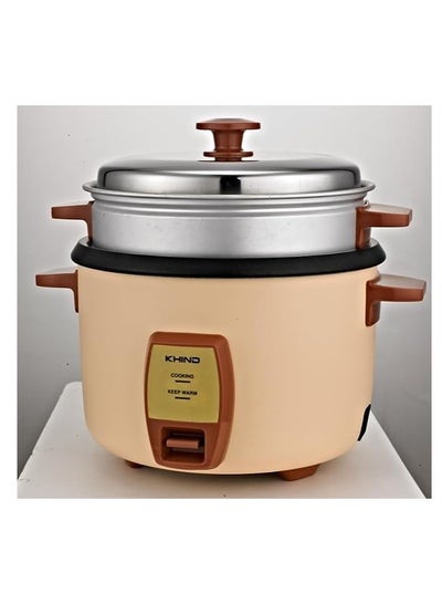 اشتري Rice Cooker With Teflon Coated Aluminium Pot 1.8 L 480 W RC918T Cream Magnolia في الامارات