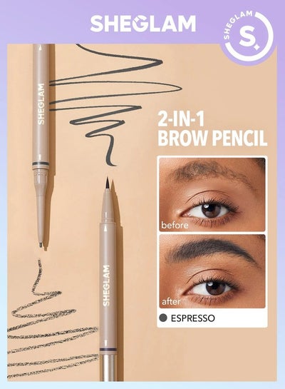 Buy SHEGLAM Brows On Demand 2-in-1 Espresso in Egypt