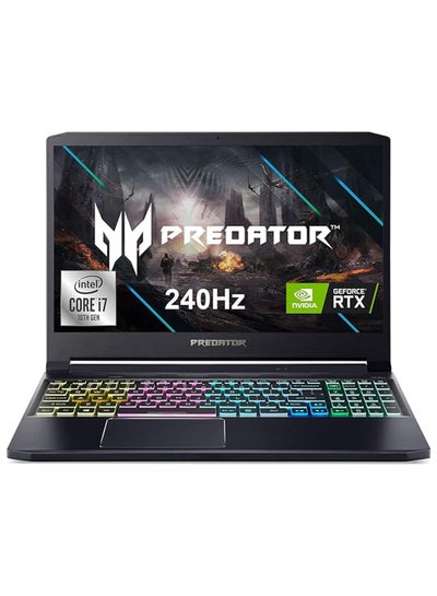 Buy Acer Predator Triton 300 Gaming Laptop, Intel i7-10750H, NVIDIA GeForce RTX 2070 Max-Q, 15.6" FHD 240Hz 3ms IPS Display, 16GB Dual-Channel DDR4, 512GB NVMe SSD, WiFi 6, RGB Backlit KB, PT315-52-73WT English Black in UAE