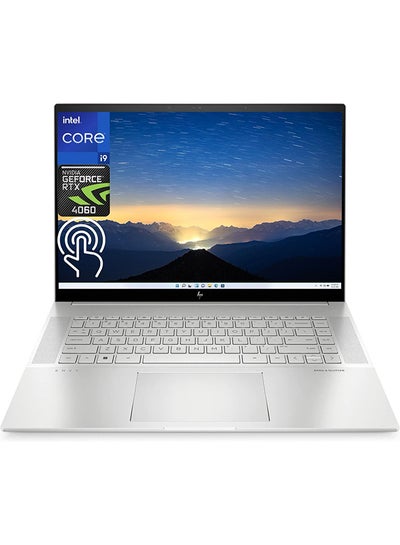 Buy Envy 16 Laptop With 16-Inch Display, Core i9 13900H Processor/16GB RAM/1TB SSD/4GB NVIDIA GeForce RTX 4060 Graphics Card/Windows 11 Home English Silver in UAE