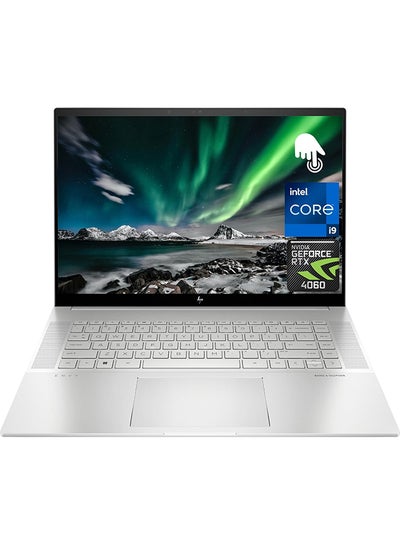 اشتري Envy 16 Laptop With 16-Inch Display, Core i9 13900H Processor/16GB RAM/2TB SSD/4GB NVIDIA GeForce RTX 4060 Graphics Card/Windows 11 Home English Silver في الامارات