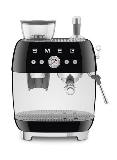 اشتري ‘50’s Style’ Coffee Machine with Built in Grinder 0.01 L 1600 W EGF03BLAU Black في الامارات