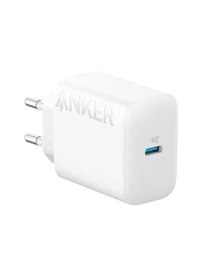 Buy Anker USB C Charger 20W, PIQ 3.0 Durable Compact Fast Charger, for iPhone 13/13 Mini/13 Pro/12, iPhone 14,iPhone 14 Pro Galaxy, Pixel 4/3, iPad/iPad mini White in UAE