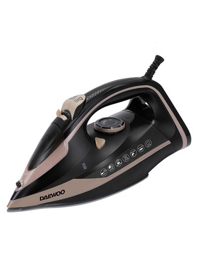 اشتري Steam Iron With Steam Burst, Spray Function, Self Cleaning, Anti Drip, Anti Calcium - 2 Years Warranty 1.7 L 2800 W DSI-6290 Black في الامارات