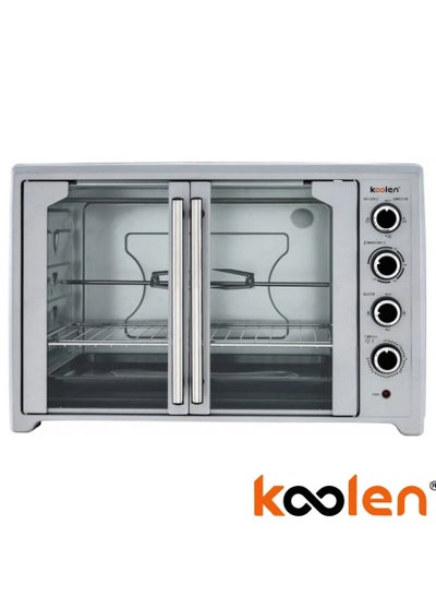 اشتري Electric Oven French Door 75 L 2800 W 802104010 Silver في السعودية