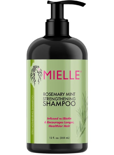 اشتري Organics Rosemary Mint Strengthening Shampoo Infused With Biotin, Cleanses And Helps Strengthen Weak And Brittle Hair 12 Oz 355ml في الامارات