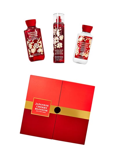 Buy Japanese Cherry Blossom Gift Box Set Clear 767ml in Saudi Arabia