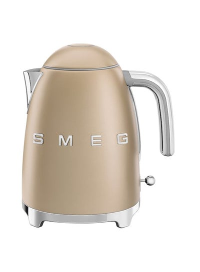 اشتري Smeg 50's Retro Style Electric Kettle 1.7 L 2400 W KLF03CHMAU Champagne Matte في الامارات