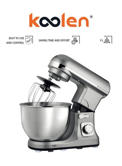 Buy Stand Mixer 5L /6 Speed 5 L 1000 W 801113004 Grey in Saudi Arabia