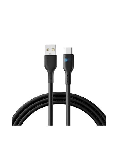 Buy USB-A To Type-C Cable Fast Charging Data Cable 1.2m 3A (S-UC027A13)- Black in Egypt