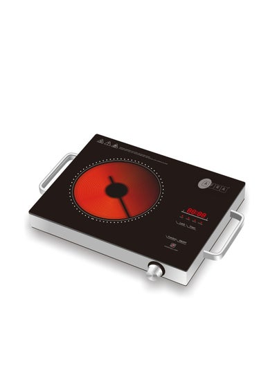 اشتري Japan Infrared Cooker (Single), 2000W, Digital Display, BBQ, Stir-Fry, Hot Pot Settings, Lightweight Design, Portable, Child Lock, Crystal Plate. AF-2000BICBK Black في الامارات