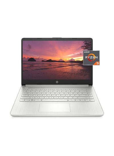 Buy Newest Laptop With 14 Inch FHD Display, AMD Ryzen 5 5500U Processor/16GB RAM/512GB SSD/AMD Radeon R5 Graphics/Windows 11 Home With Cefesfy Webcam Accessory English Silver in UAE