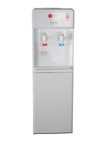 اشتري Japan Water Dispenser Cabinet 5L 630W Floor Standing Top Load Compressor Cooling 2 Tap Stainless Steel Tanks GMARK ESMA ROHS and CB Certified AF-85WDWT White في الامارات